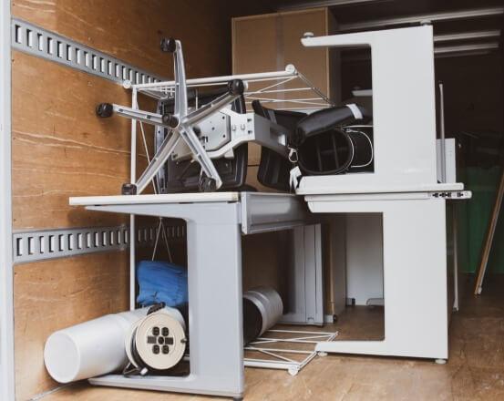 we offer secure storage options for our commercial moving clients who may need to store items during the transition